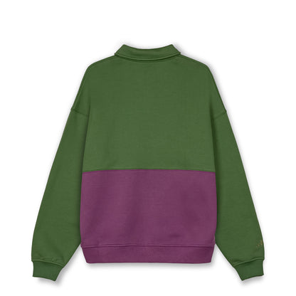 THE LOWER DEPTHS POLO SWEATSHIRT GREEN