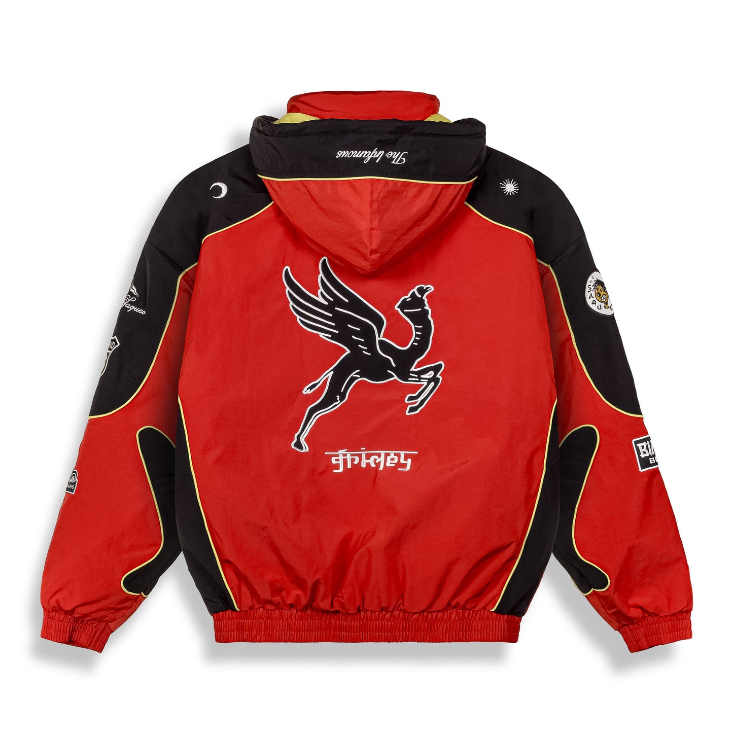 RACE WAR PULL OVER JACKET RED