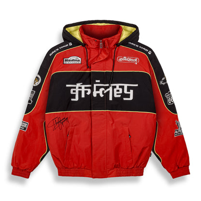 RACE WAR PULL OVER JACKET RED