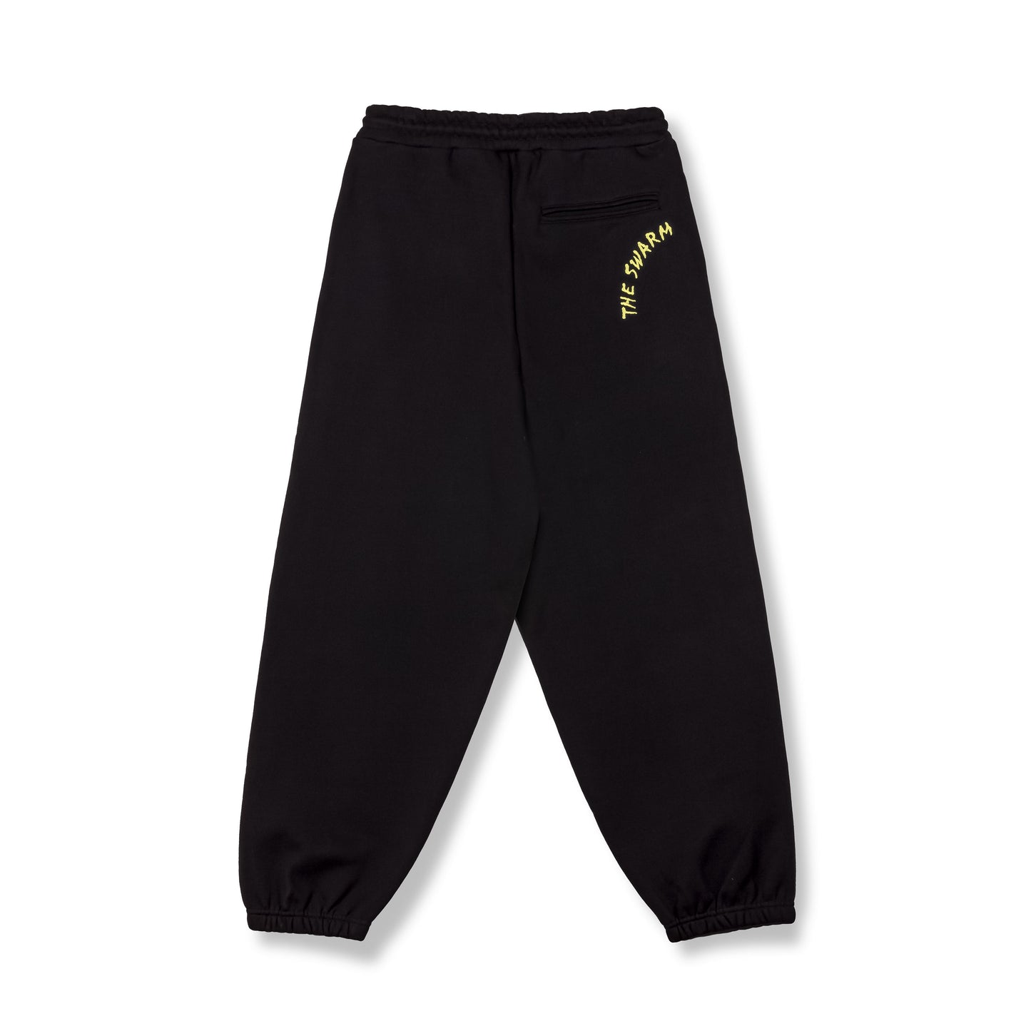 THE SWARM DC SHOES X GRIMEY BAGGY SWEATPANTS BLACK