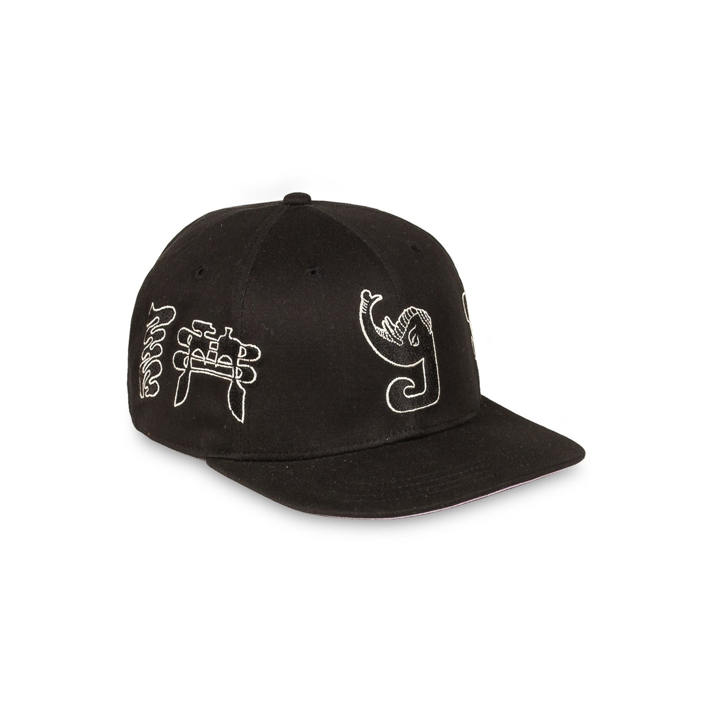 TUSKER TEMPLE SNAPBACK CAP BLACK