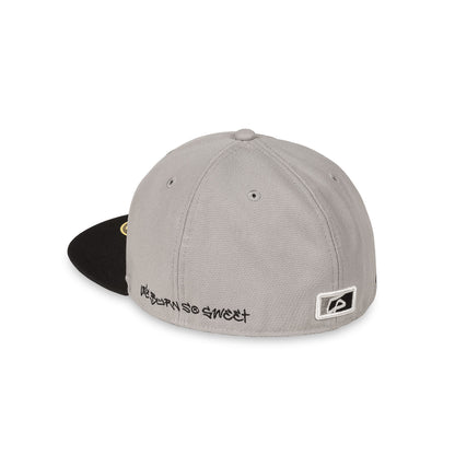 THE SHELTER THROW UP FITTED CAP GREY