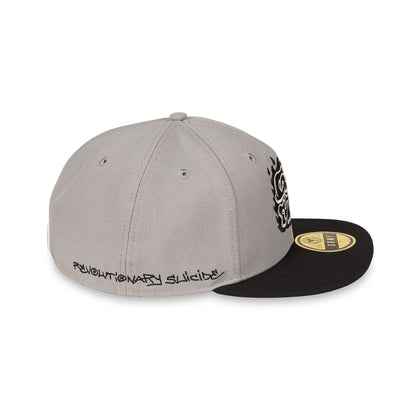 THE SHELTER THROW UP FITTED CAP GREY