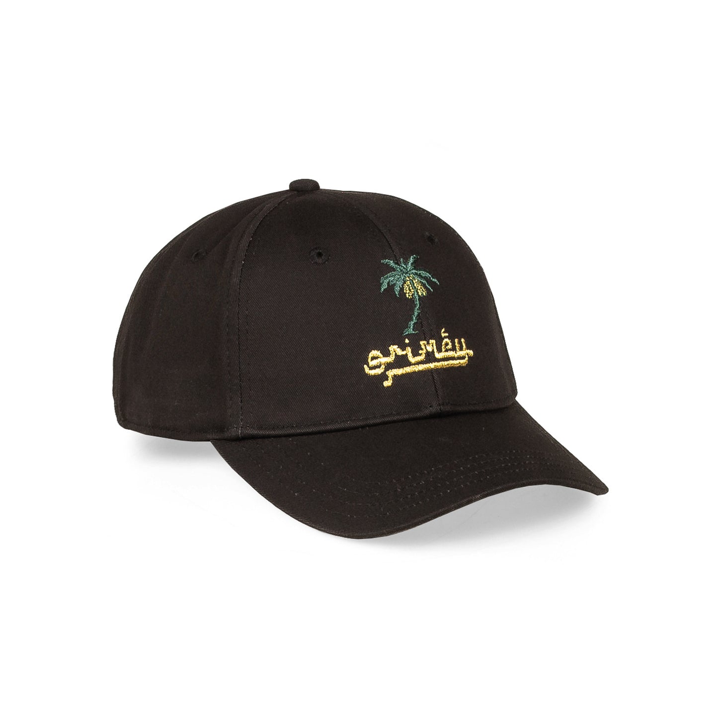 NABLUS STONES CURVED VISOR CAP BLACK