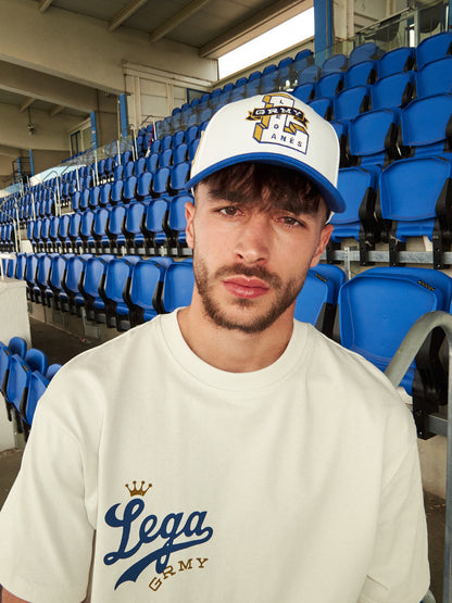 LEGA X GRMY WE ALWAYS DREAMING CURVED VISOR SNAPBACK CAP OFF WHITE