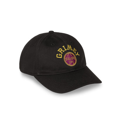 ROYAL PAW CURVED VISOR CAP STRAPBACK BLACK