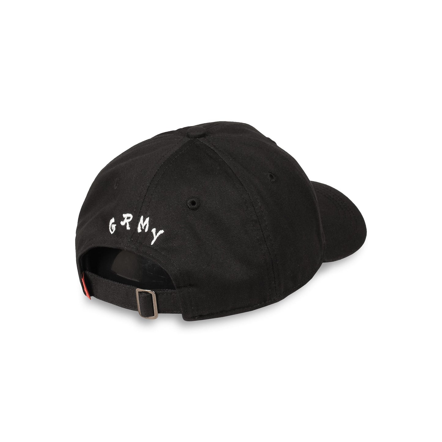 SAMPANS CURVED VISOR CAP STRAPBACK BLACK