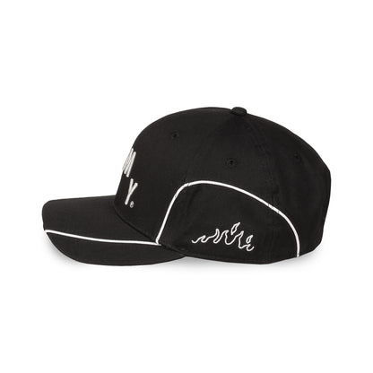 INFAMOUS CURVED VISOR SNAPBACK CAP BLACK