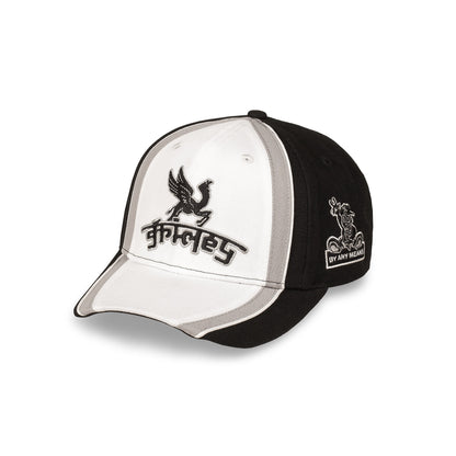 RACE WAR CURVED VISOR SNAPBACK CAP BLACK