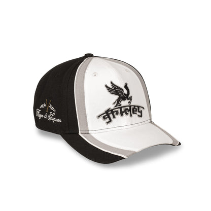RACE WAR CURVED VISOR SNAPBACK CAP BLACK