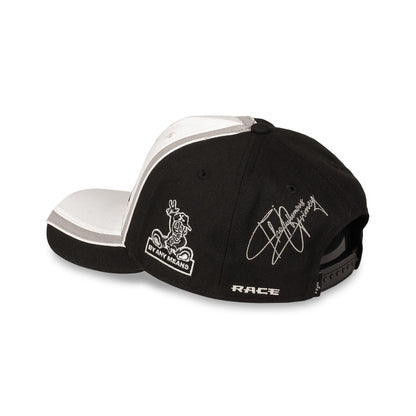 RACE WAR CURVED VISOR SNAPBACK CAP BLACK
