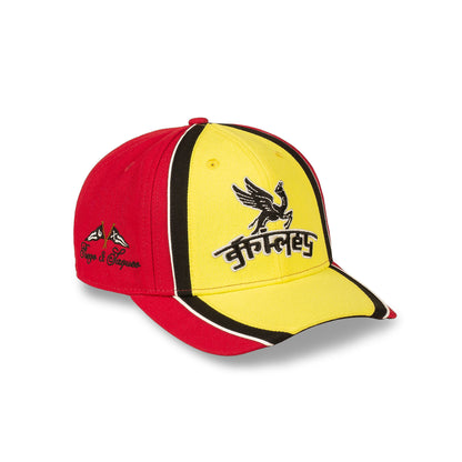 RACE WAR CURVED VISOR SNAPBACK CAP RED