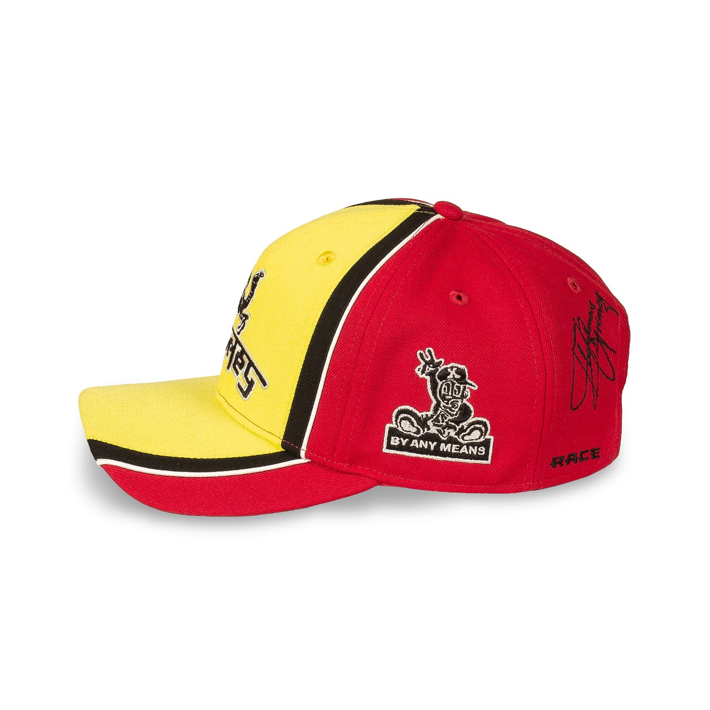 RACE WAR CURVED VISOR SNAPBACK CAP RED