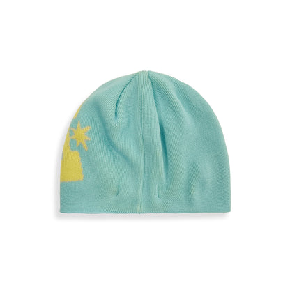 THE SWARM DC SHOES X GRIMEY 2000s BEANIE BLUE