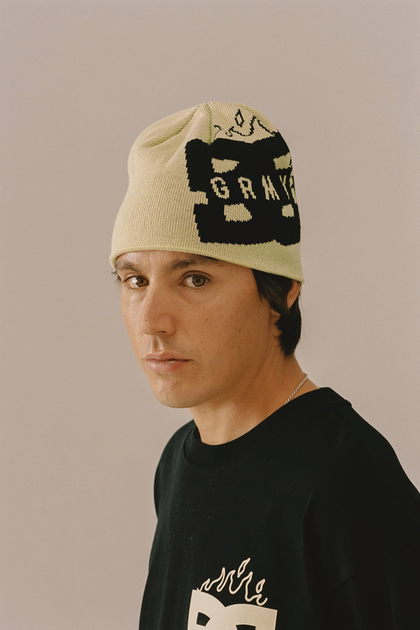 THE SWARM DC SHOES X GRIMEY 2000s BEANIE LIME