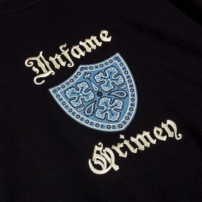 CAUSING PANIC VINTAGE CREWNECK BLACK