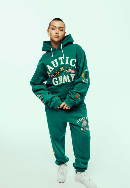 MIGHTY HARMONIST NAUTICA X GRMY VINTAGE HOODIE GREEN