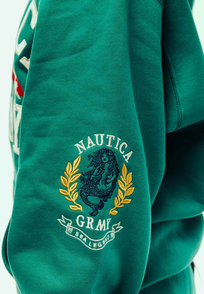 MIGHTY HARMONIST NAUTICA X GRMY VINTAGE HOODIE GREEN