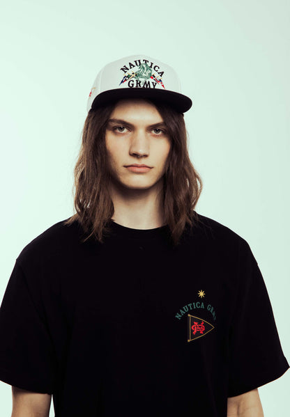 MIGHTY HARMONIST NAUTICA X GRMY REGULAR TEE BLACK