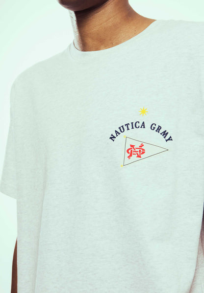 MIGHTY HARMONIST NAUTICA X GRMY REGULAR TEE SPORT GREY