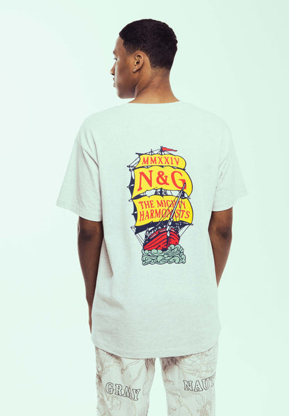 MIGHTY HARMONIST NAUTICA X GRMY REGULAR TEE SPORT GREY