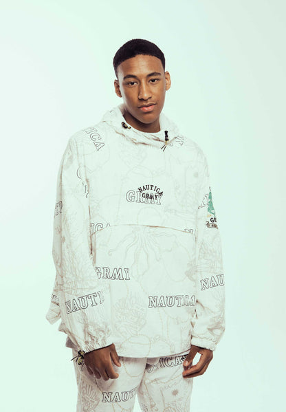 MIGHTY HARMONIST NAUTICA X GRMY TRACK JACKET WHITE