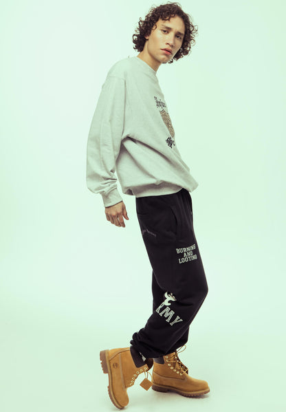 CAUSING PANIC SWEATPANTS BLACK