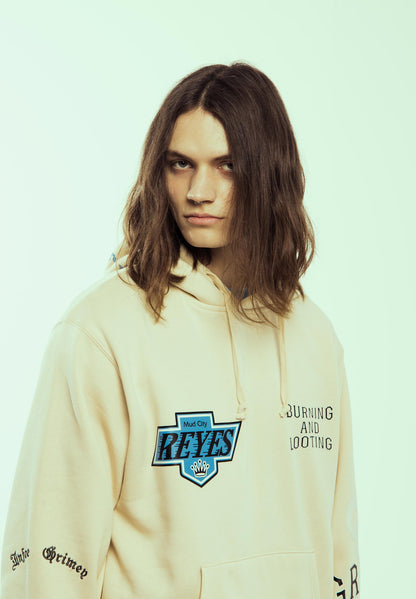 CAUSING PANIC VINTAGE HOODIE CREAM