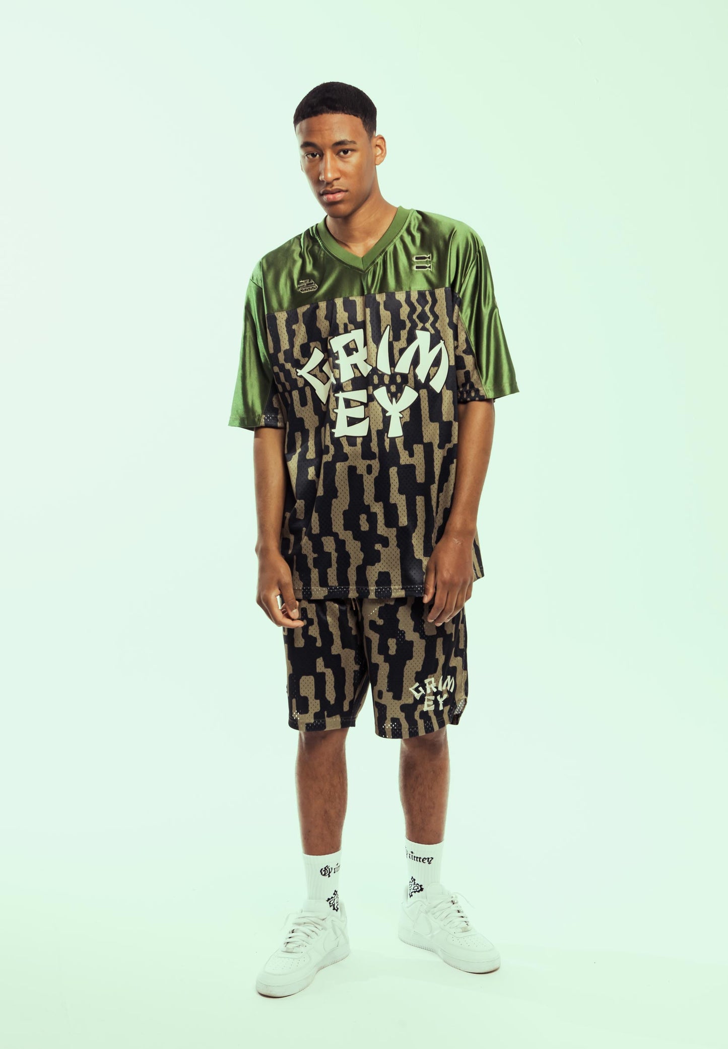 LUCKY DRAGON MESH FOOTBALL JERSEY GREEN