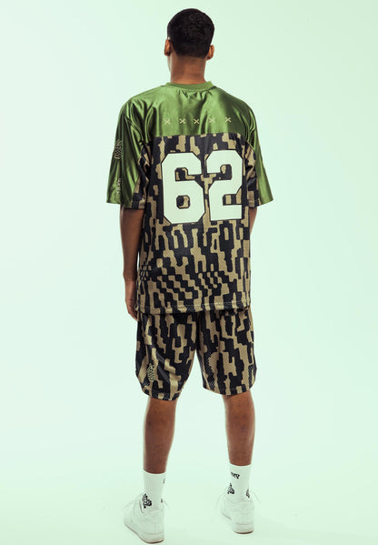 LUCKY DRAGON MESH FOOTBALL JERSEY GREEN