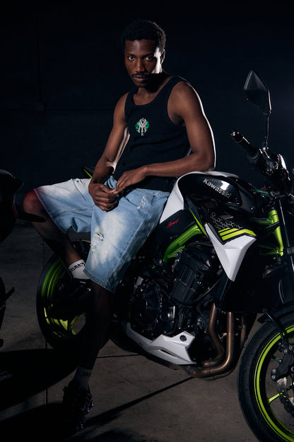 SWEET SCIENCE FITTED TANK TOP BLACK