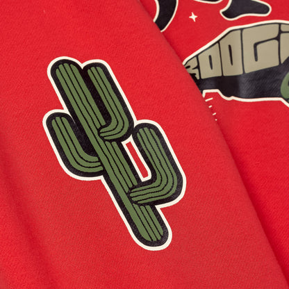 CAUSING PANIC THE CHARLESTON BLVD VINTAGE CREWNECK RED