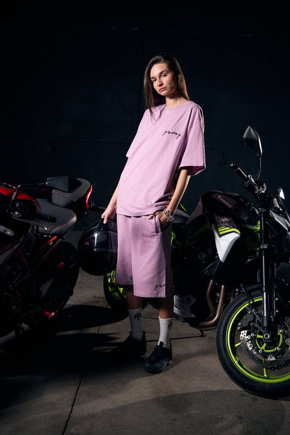 SAVAGE DOMAIN OVERSIZED TEE LILAC