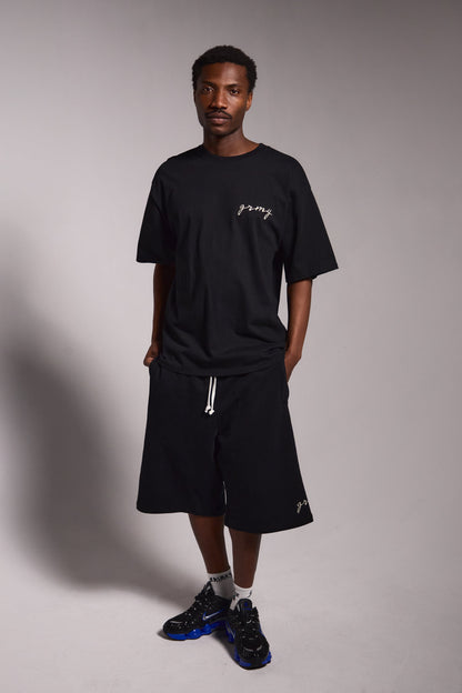 SAVAGE DOMAIN OVERSIZED TEE BLACK
