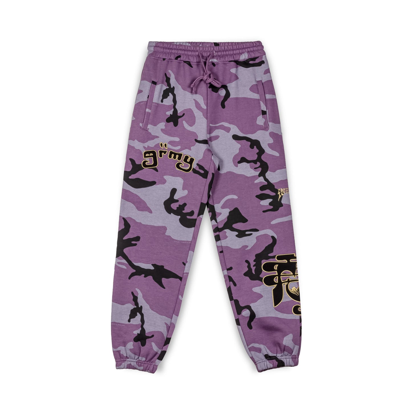 ALL OVER PRINT TUSKER TEMPLE SWEATPANTS PURPLE