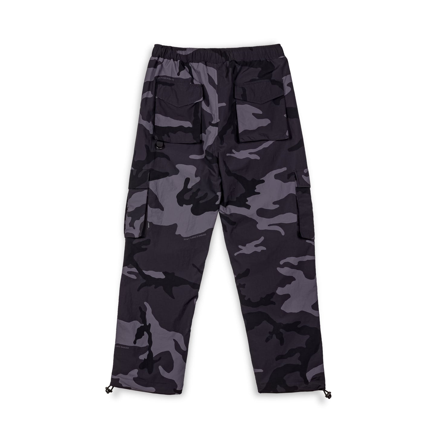 ALL OVER PRINT TUSKER TEMPLE TRACK PANTS BLACK