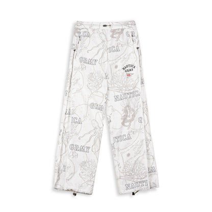 MIGHTY HARMONIST NAUTICA X GRMY TRACK PANTS WHITE