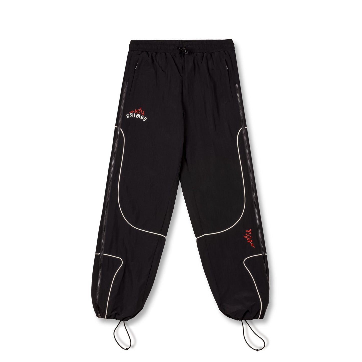 THE LOWER DEPTHS TRACK PANTS BLACK