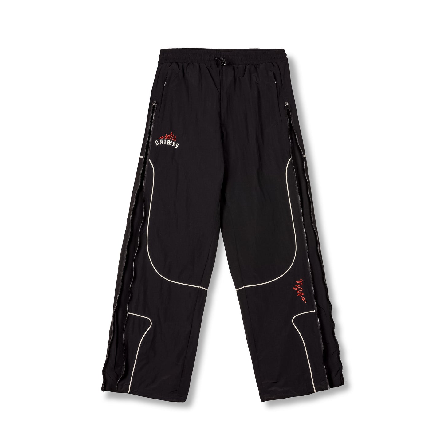 THE LOWER DEPTHS TRACK PANTS BLACK