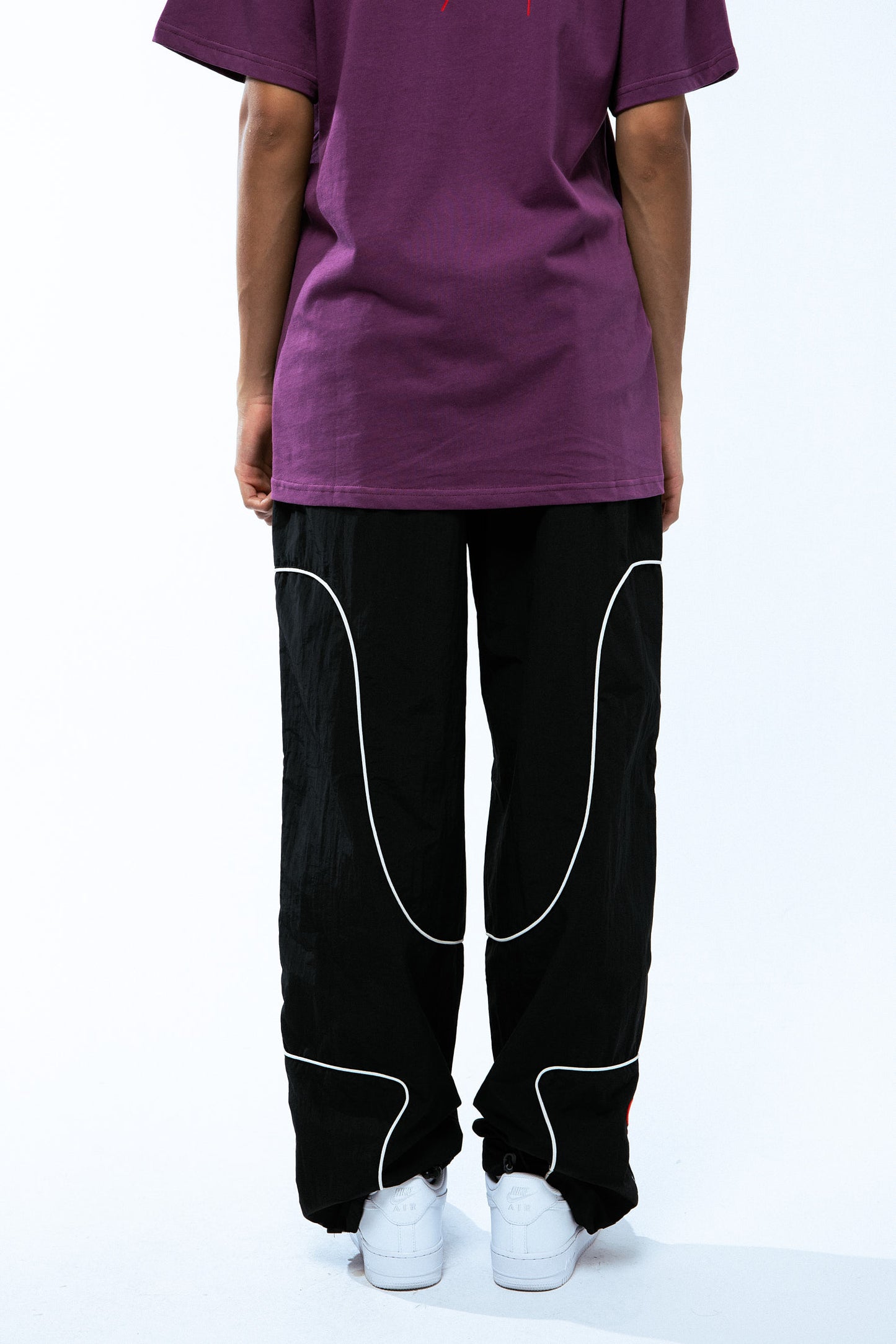 THE LOWER DEPTHS TRACK PANTS BLACK