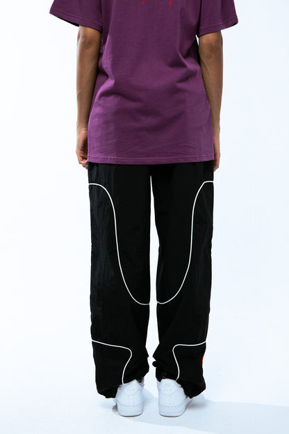 THE LOWER DEPTHS TRACK PANTS BLACK