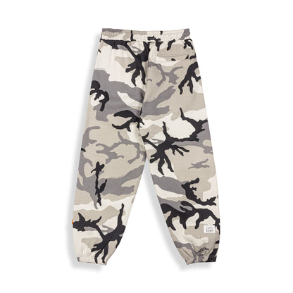 FOLLOW THE DOLLAR CAMO SWEATPANTS WHITE CAMO