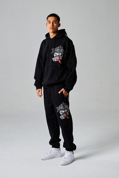 DEEPER HEAVYWEIGHT SWEATPANTS BLACK
