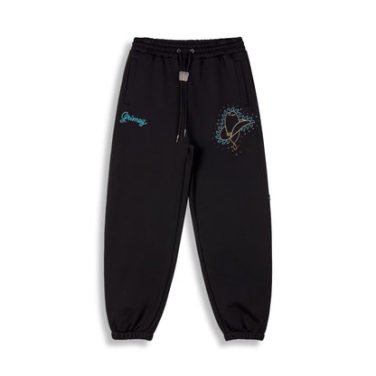 LONE HAND LONG SWEATPANTS BLACK