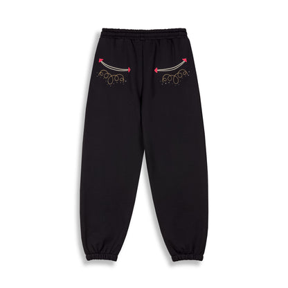 LONE HAND LONG SWEATPANTS BLACK