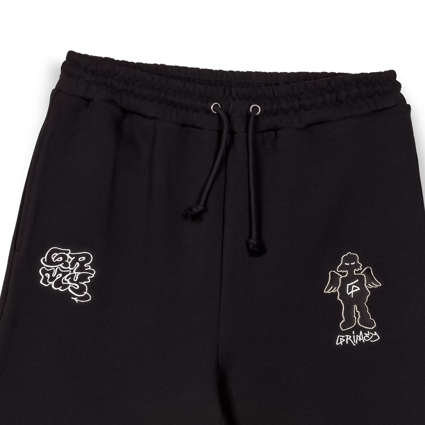THE SHELTER WIDE LEG SWEATPANTS BLACK