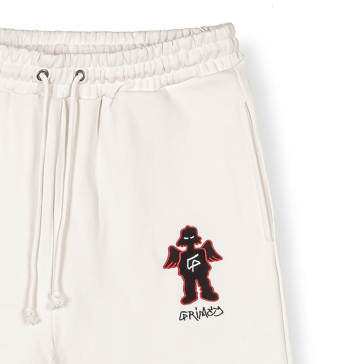 THE SHELTER WIDE LEG WE BURN SO SWEET SWEATPANTS OFF WHITE