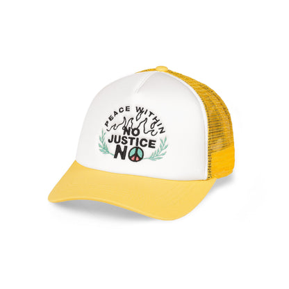 PEACE WITHIN TRUCKER CAP YELLOW