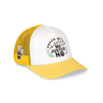 PEACE WITHIN TRUCKER CAP YELLOW