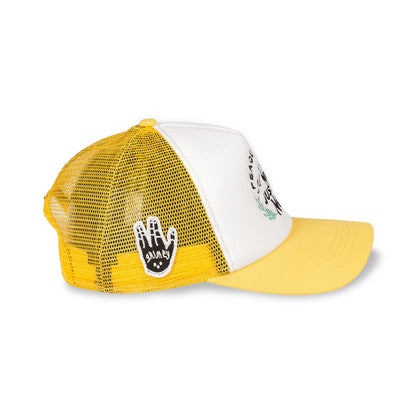 PEACE WITHIN TRUCKER CAP YELLOW
